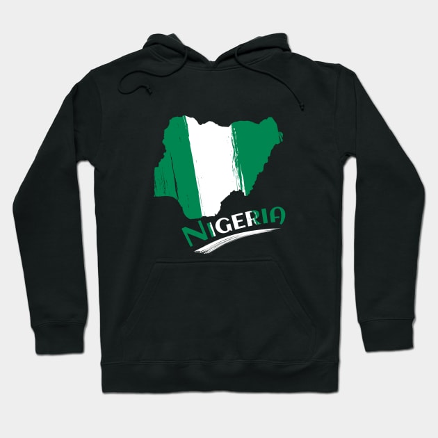 Nigeria T shirt Hoodie by Mo_Lounge